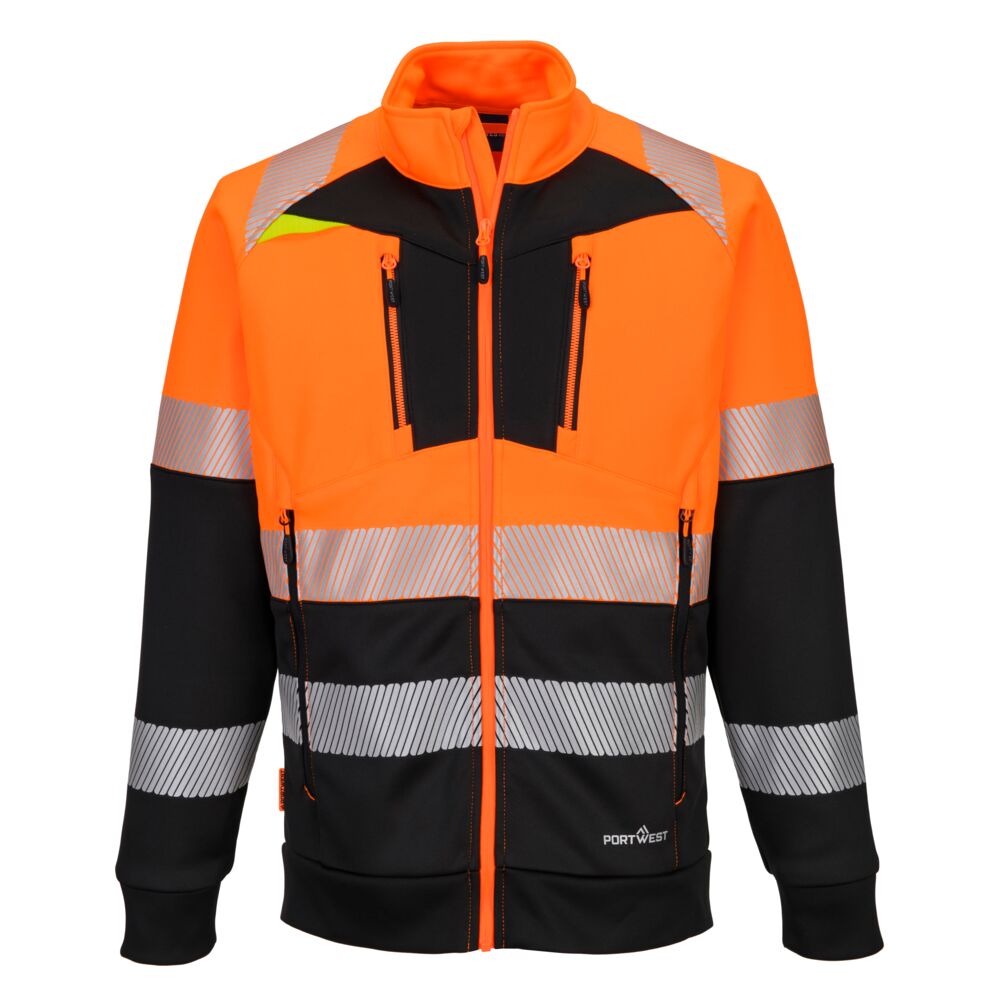 DX4 Hi-Vis vetoketjullinen Funnel Neck- collaripusero (Luokka 1)-2