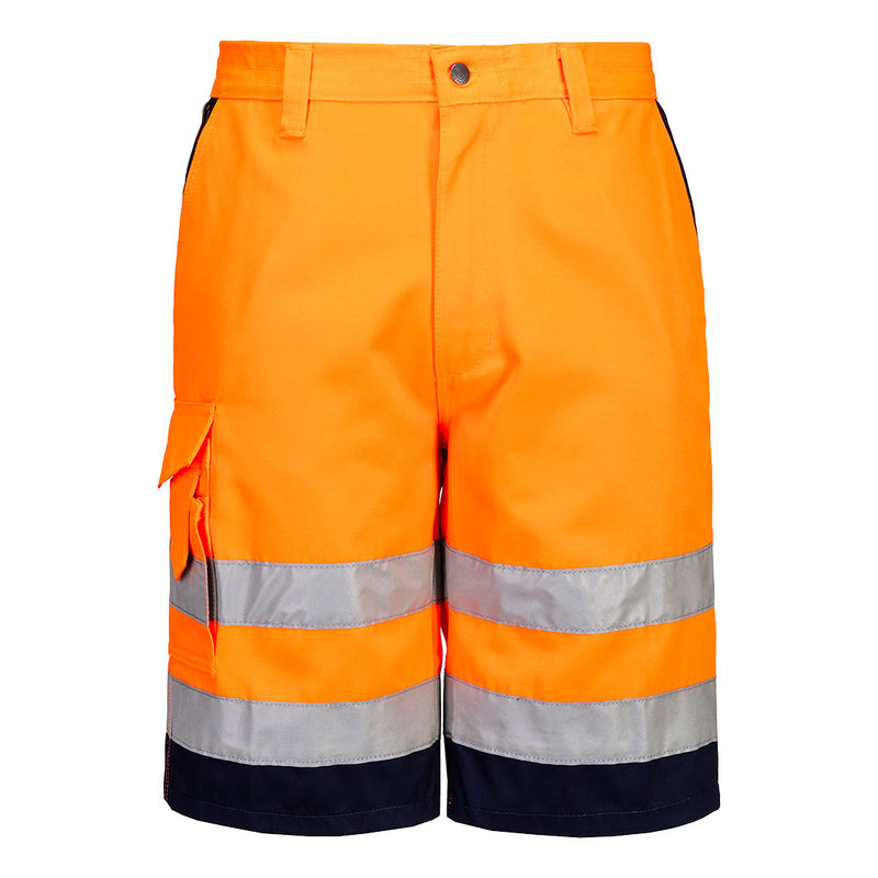Hi-Vis Poly-Puuvilla shortsit-2