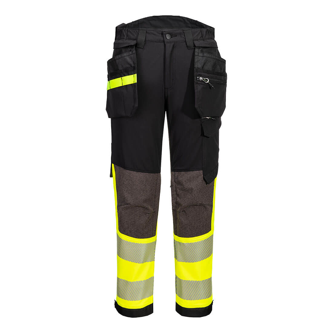 EV4 Hi-Vis 1-luokan joustavat housut irroitettavilla riipputaskuilla-3