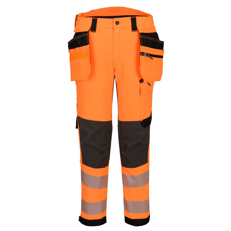 EV4 Hi-Vis Stretch-housut irrotettavilla riipputaskuilla (Luokka 2)-4