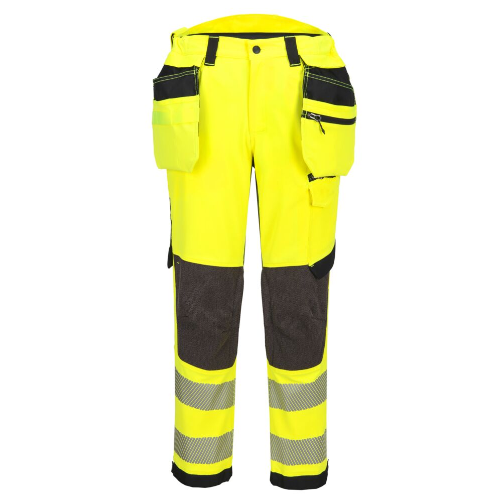 EV4 Hi-Vis Stretch-housut irrotettavilla riipputaskuilla (Luokka 2)-2