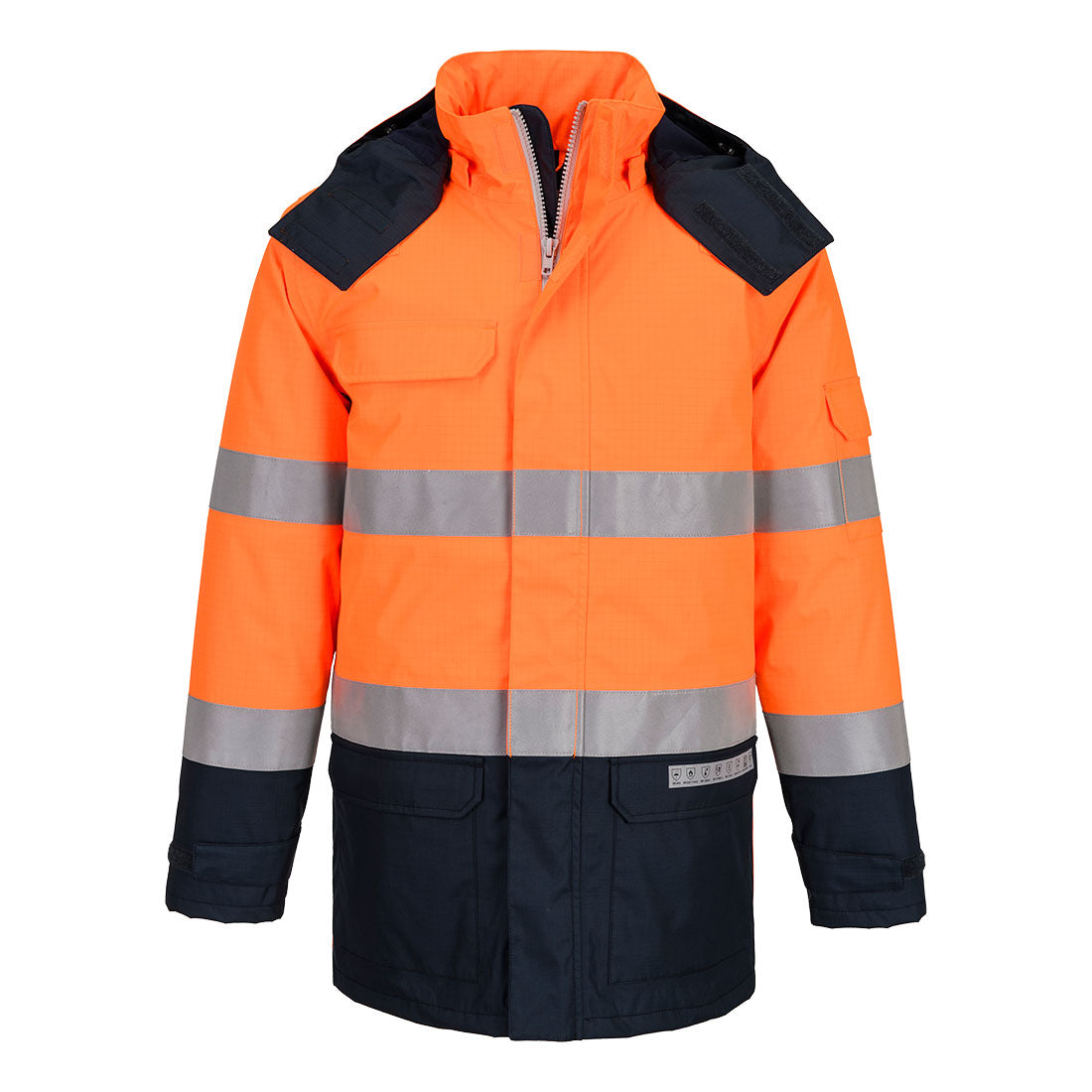 Bizflame Rain+ Hi-Vis Multi-Normi Kontrasti FR vuorellinen talvitakki-2