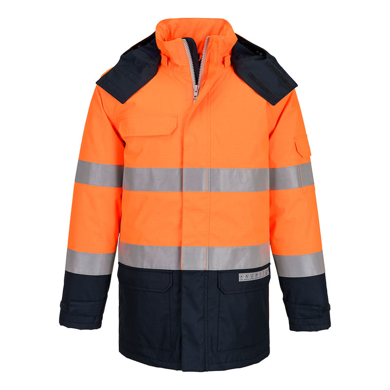 Bizflame Rain+ Hi-Vis Multi-Normi Kontrasti FR vuorellinen talvitakki-2