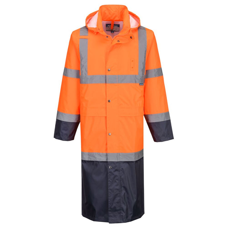 Hi-Vis Contrast Raincoat 122cm-3