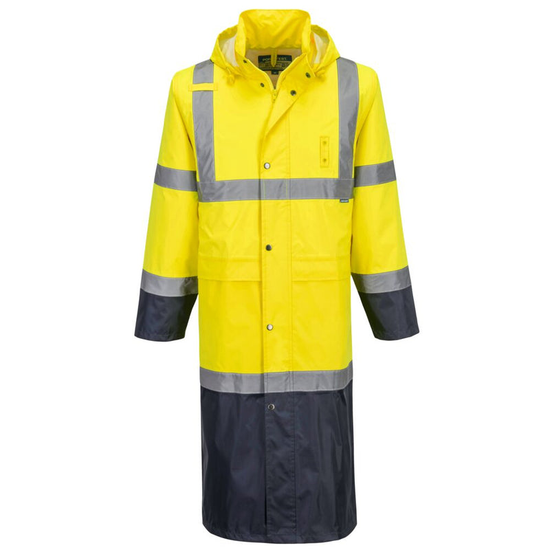 Hi-Vis Contrast Raincoat 122cm-2