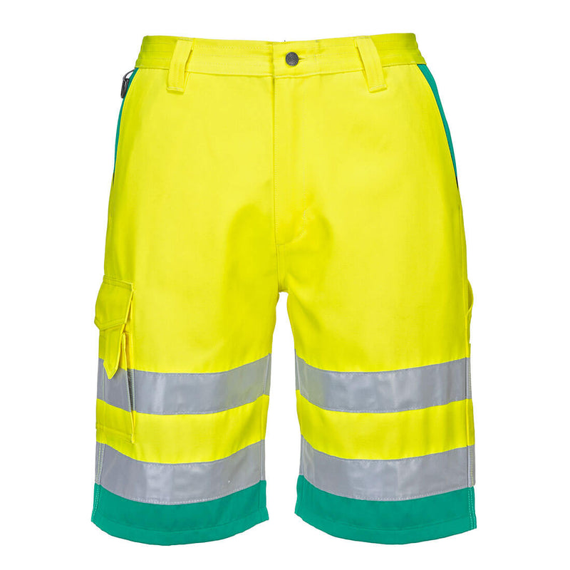 HI-Vis kevyet polyesteri puuvilla shortsit-2