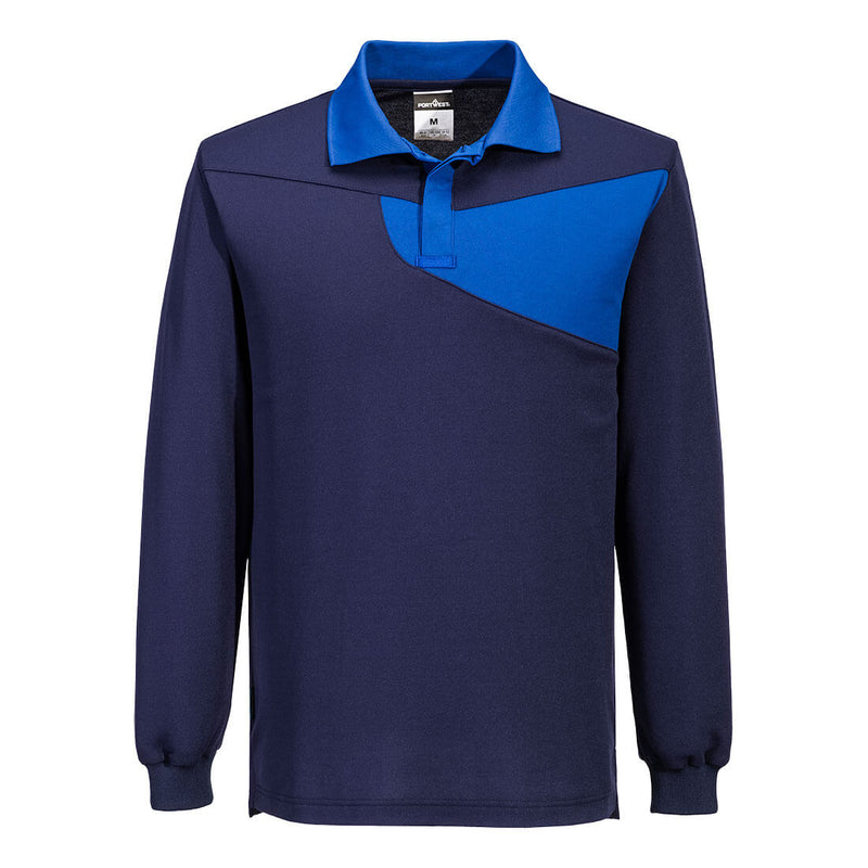 PW2 Pitkähihainen Cotton Comfort-pikeepaita-2