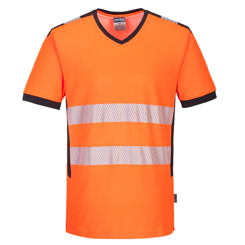 PW3 Hi-Vis V-kaulus T-paita-2