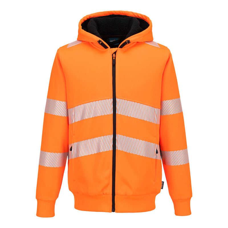 PW321 Hi-Vis vetoketjullinen talvihuppari-2