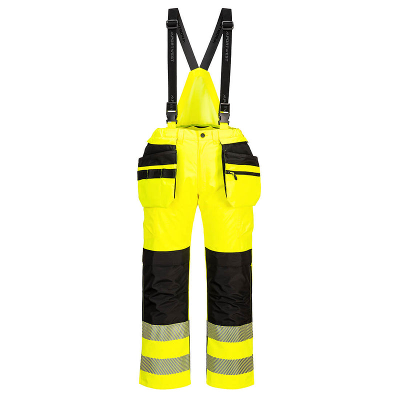 PW3 Hi-Vis sadetta kestävät avohaalarit