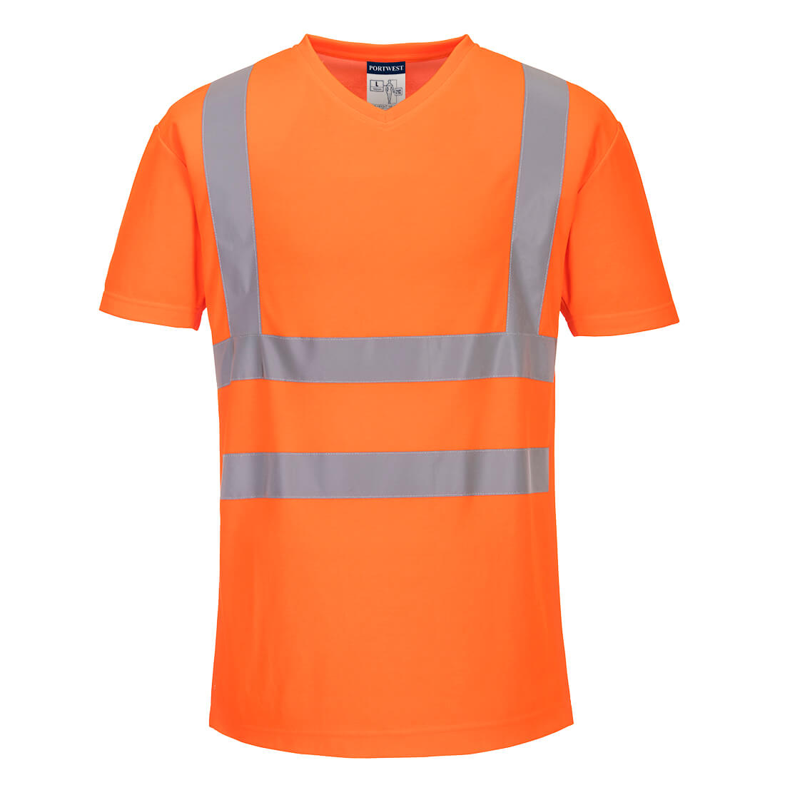 Hi-Vis puuvilla Comfort Mesh Insert t-paita S/S-2