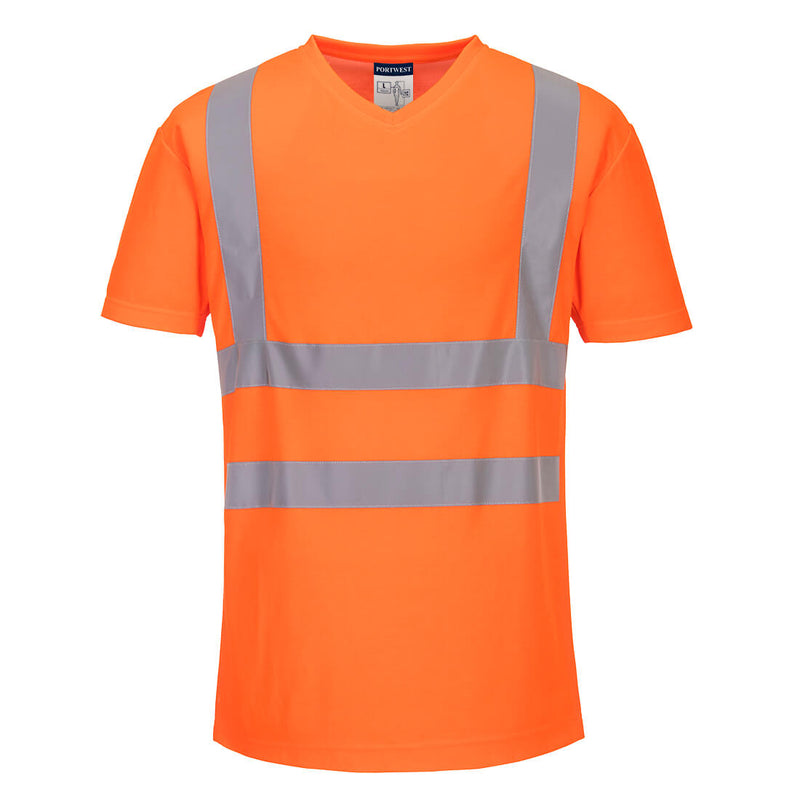 Hi-Vis puuvilla Comfort Mesh Insert t-paita S/S-2