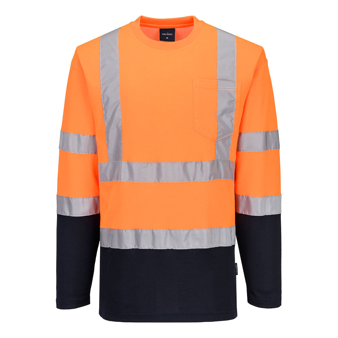 Pitkähihainen, kaksiväri Cotton Comfort t-paita