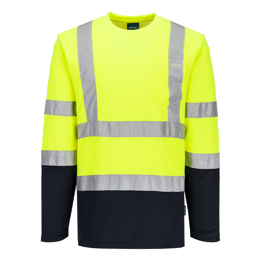Pitkähihainen, kaksiväri Cotton Comfort t-paita