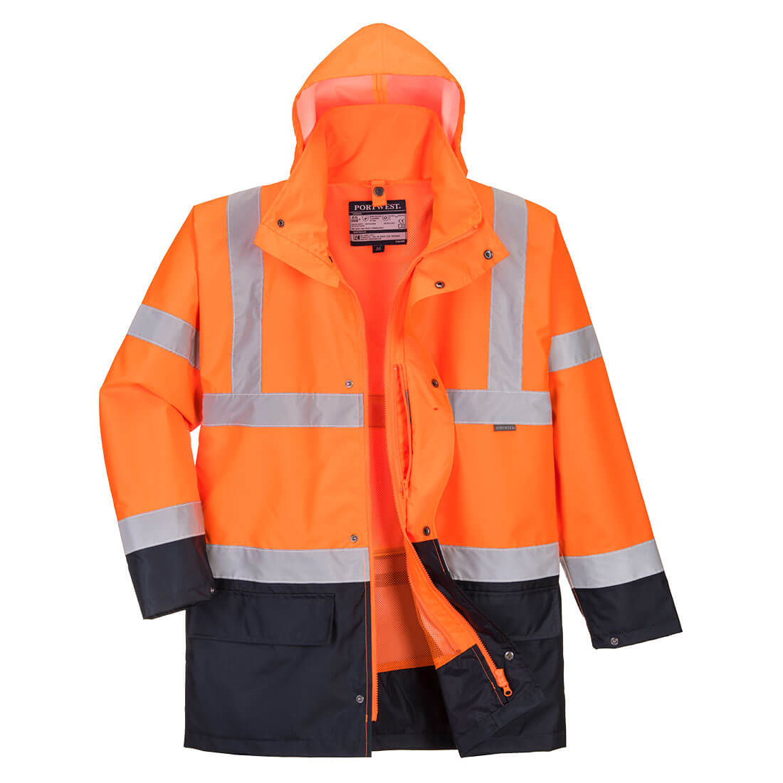 Hi-Vis 5-in-1 Kaksiväri Takki-3