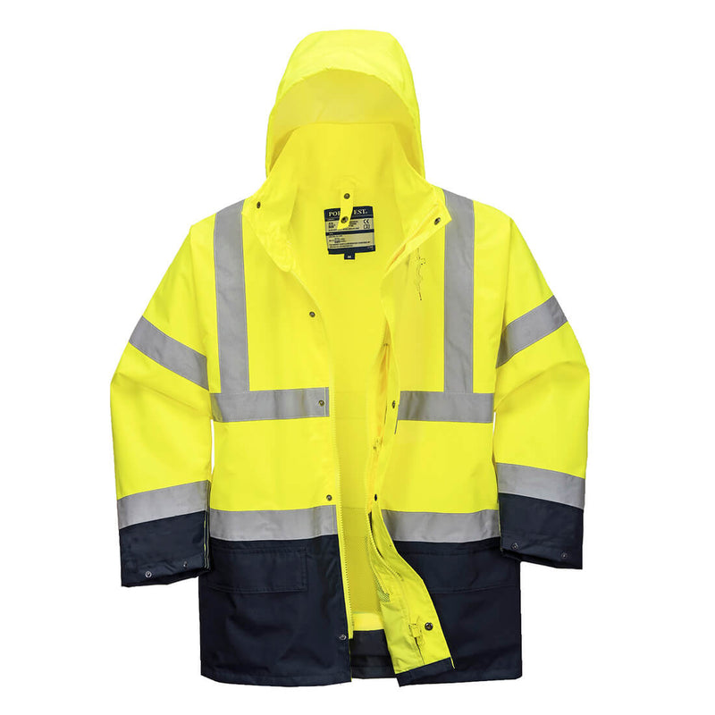 Hi-Vis 5-in-1 Kaksiväri Takki-2