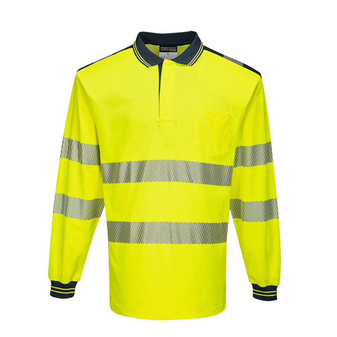 PW3 Pitkähihainen Hi-Vis poolopaita-2