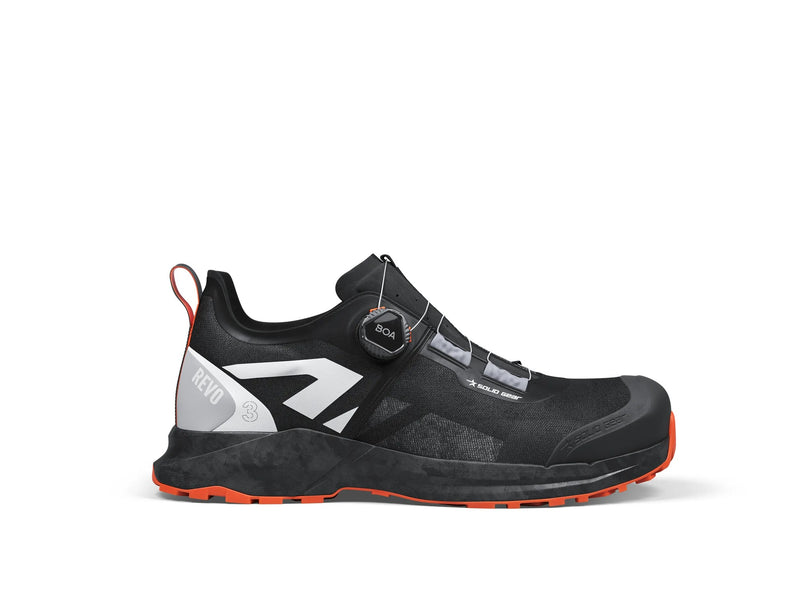 Solid Gear Revo 3 Air Low, musta/tumma oranssi – sivukuva oikealta