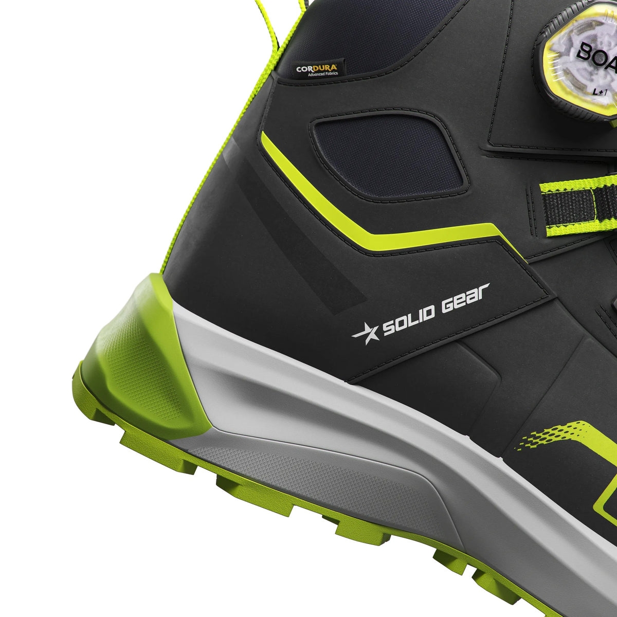 Solid Gear Sonar Green Mid – yksityiskohta